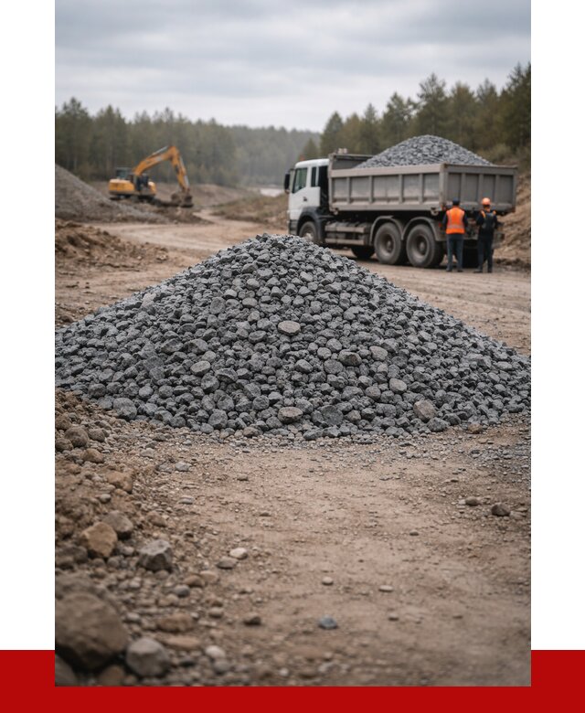 Щебень габбро диабаз фракция 40-70 в Нефтекамске от 2259 р-ПРОНЕРУДНтк