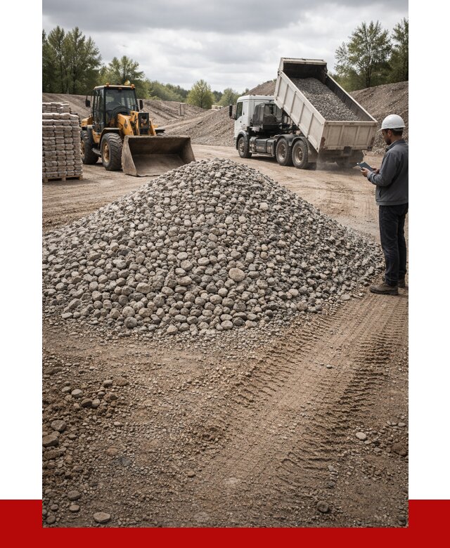 Купить бетонный щебень в Нефтекамске, от 3286 р. ПРОНЕРУДНтк