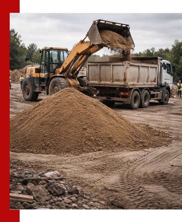 Доставка речного песка навалом в Нефтекамске быстро и выгодно