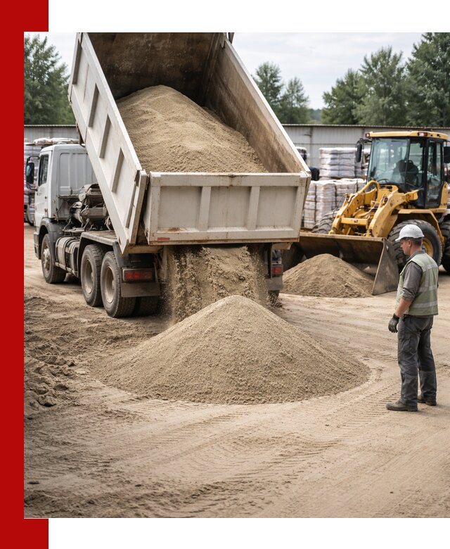 Поставка и доставка песка для бетона в Нефтекамске