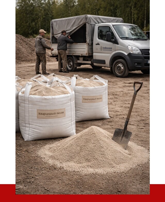 Кварцевый песок для пескоструя в Нефтекамске от 4621 р. | ПРОНЕРУДНтк