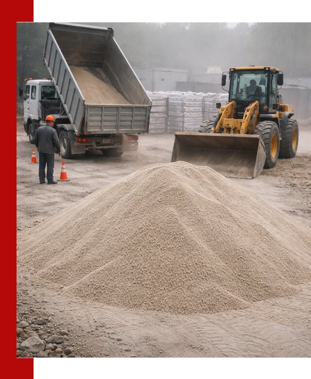 Кварцевый песок фракция 0–8 для стройработ в Нефтекамске