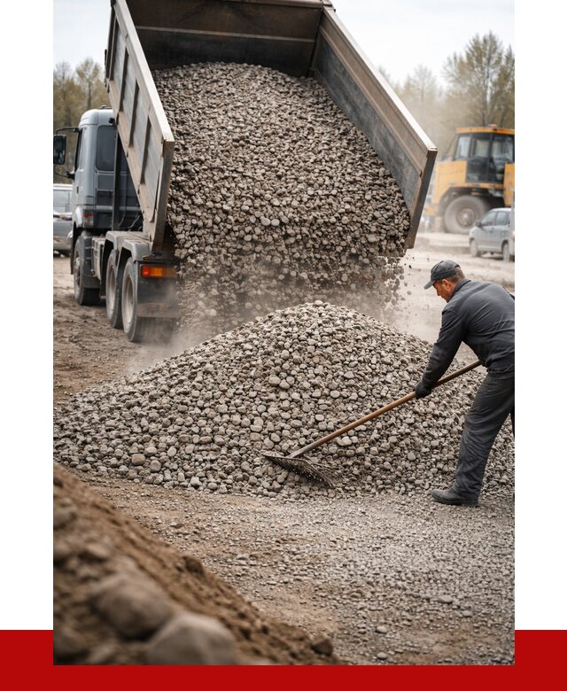 Гравий фракция 20-40 в Нефтекамске от 2567 р. доставка | ПРОНЕРУДНтк