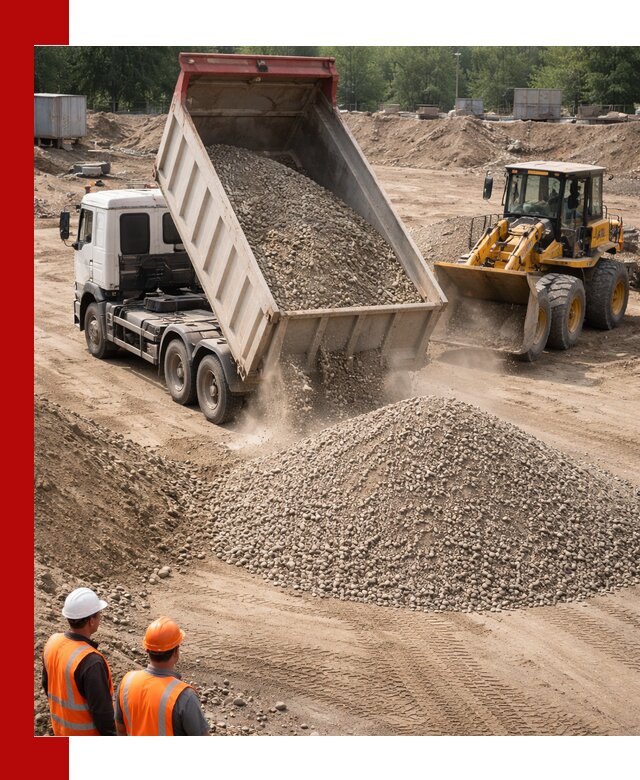 Щебень с песком (ЩГПС С2) с доставкой в Нефтекамске