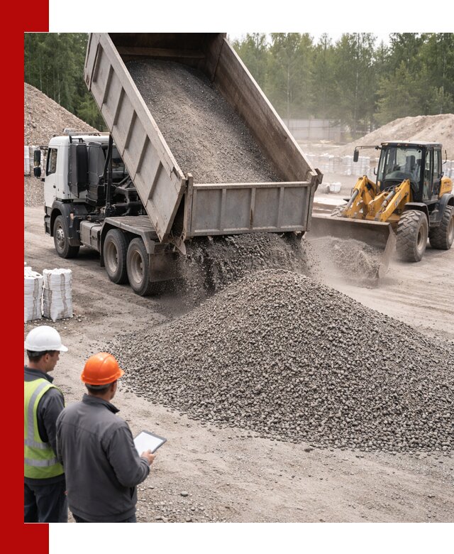 Доставка и продажа гранитного отсева 0-10 в Нефтекамске