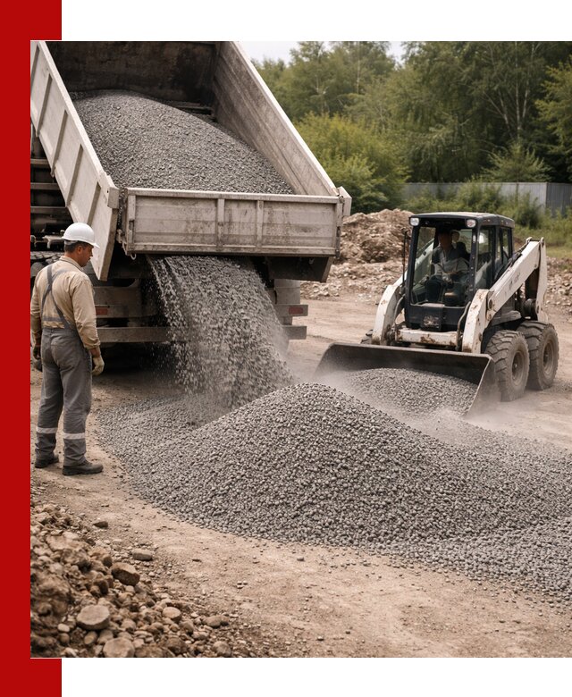 Доставка гравийного отсева 0-5 в Нефтекамске оптом и в розницу