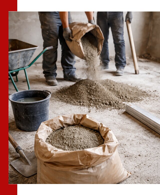 Доставка сухой смеси для стяжки в Нефтекамске