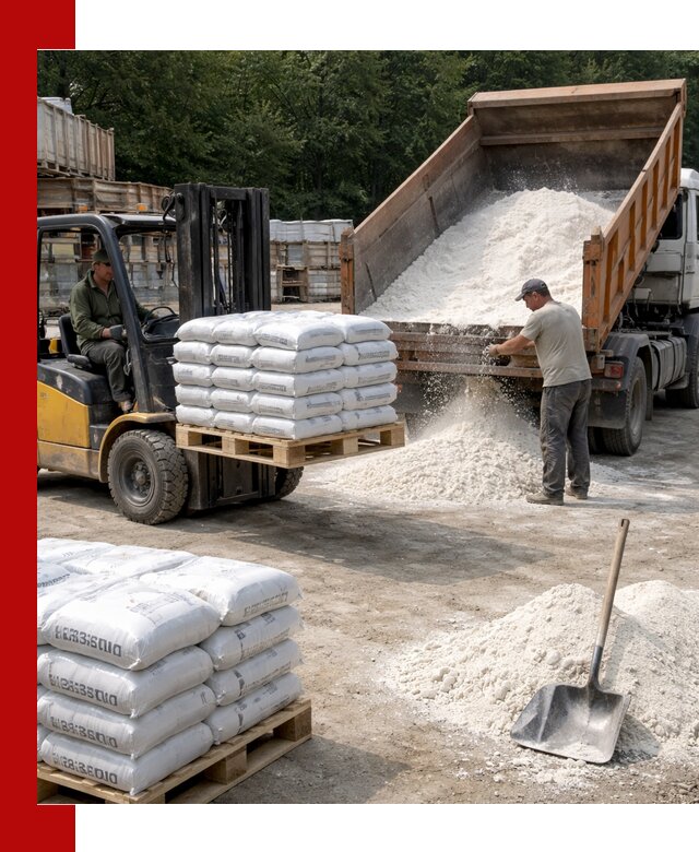 Доставка строительной извести оптом и в розницу в Нефтекамске