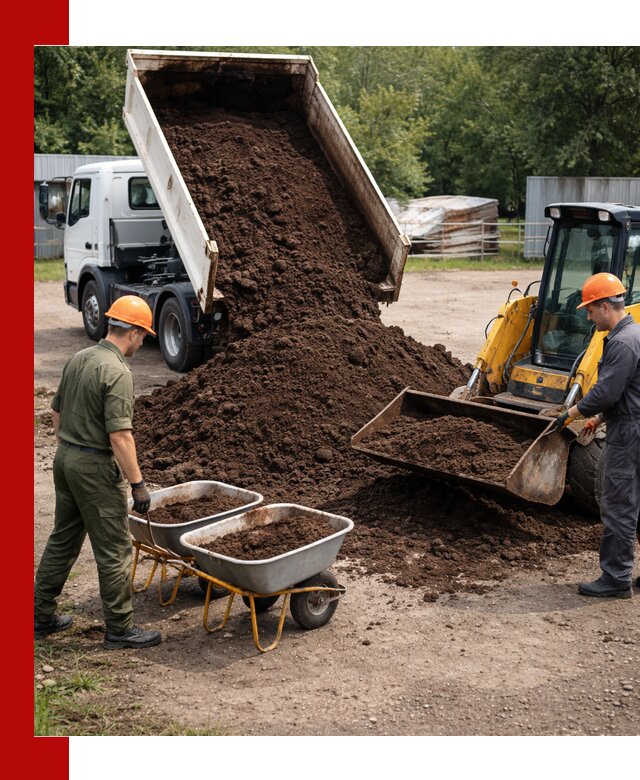 Доставка торфо-земляной смеси в Нефтекамске для огорода и ландшафта