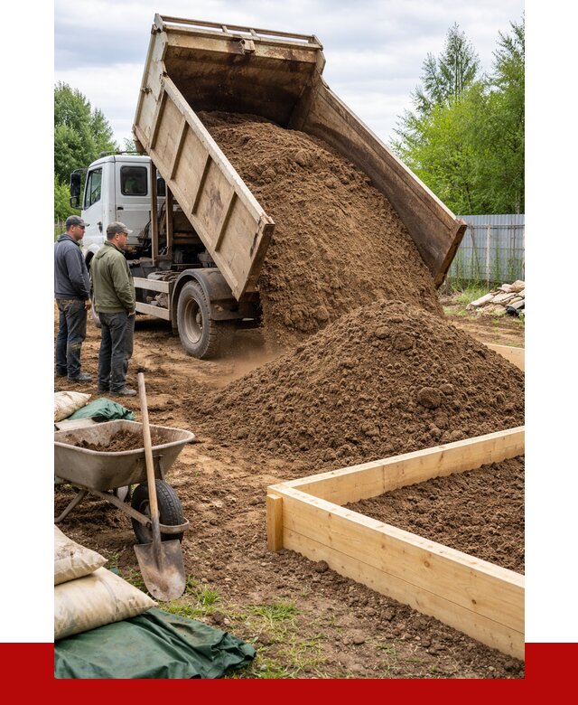 Торфо песчаная смесь в Нефтекамске с доставкой от 1900 р. | ПРОНЕРУДНтк