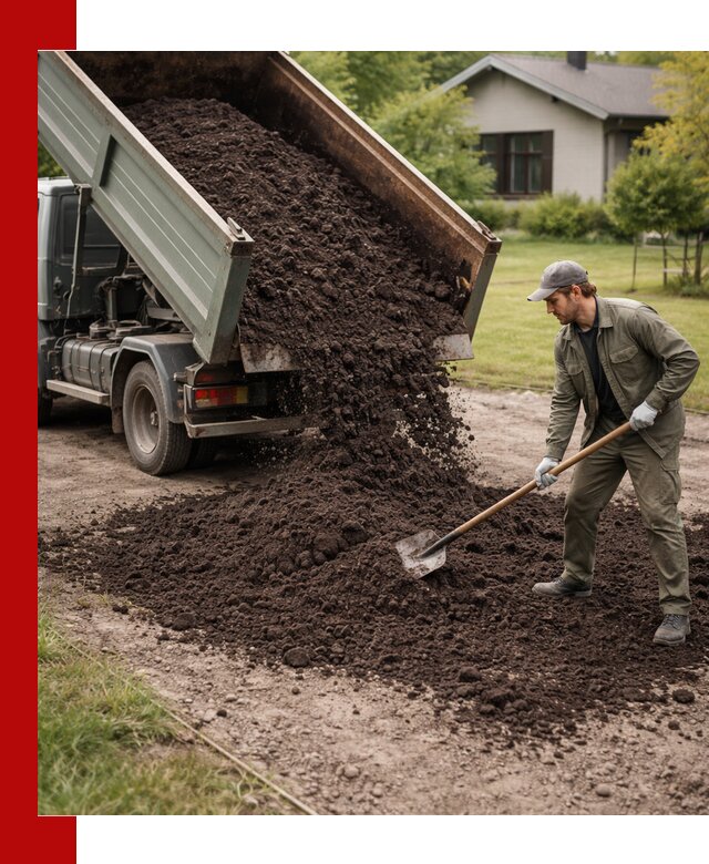 Чернозем для газона с доставкой в Нефтекамске быстро и качественно