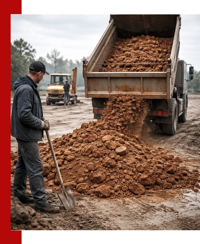 Глина для засыпки в Нефтекамске с доставкой самосвалами