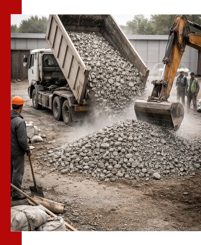 Доставка дробленого бетона в Нефтекамске оптом и в розницу