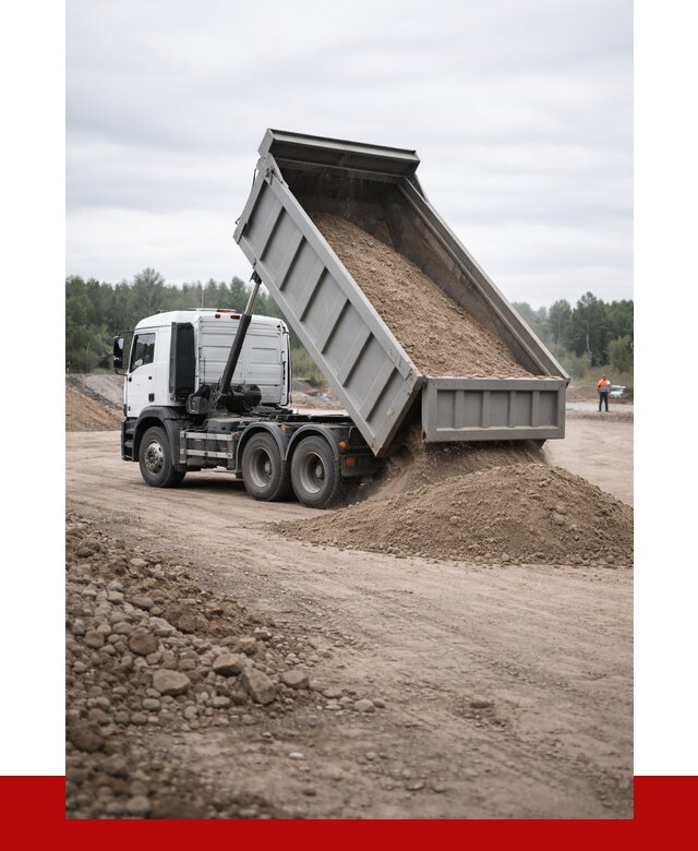 Доставка самосвалом 15 кубов в Нефтекамске от 6674 руб. | ПРОНЕРУДНтк
