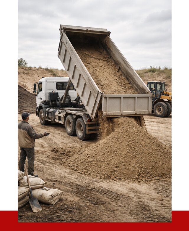 Доставка самосвалом 20 кубов в Нефтекамске от 7701 р. | ПРОНЕРУДНтк