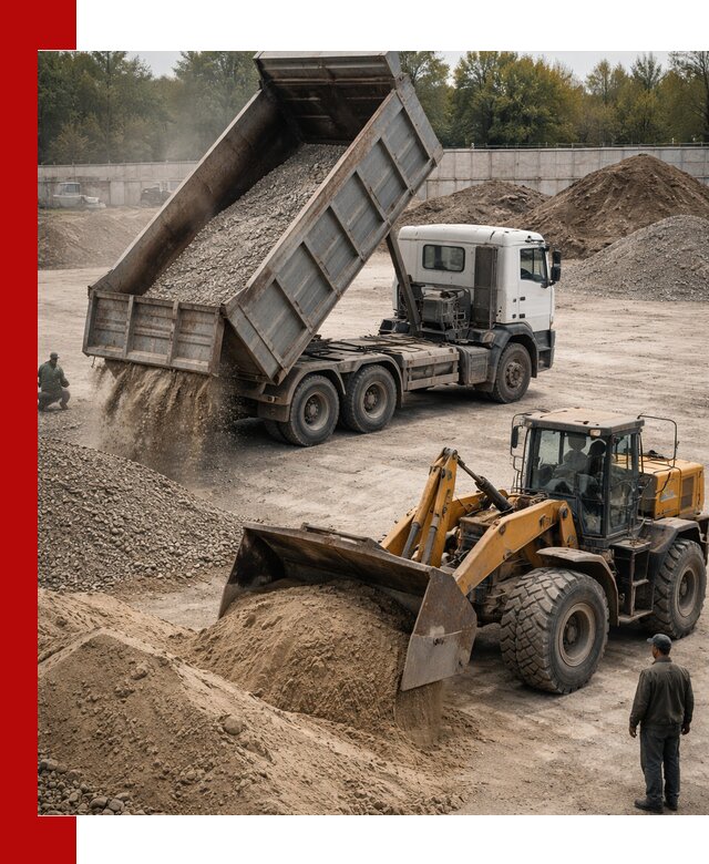 Перевозка сыпучих грузов самосвалами и бортовыми в Нефтекамске