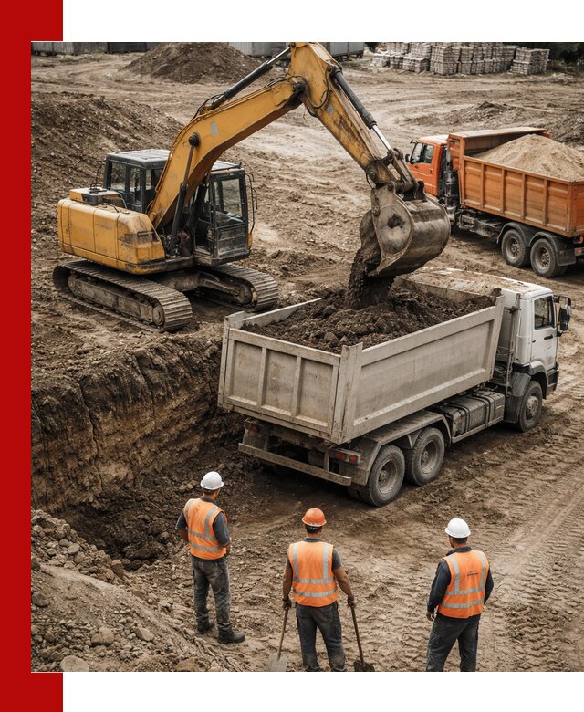 Разработка грунта для строительства и благоустройства в Нефтекамске