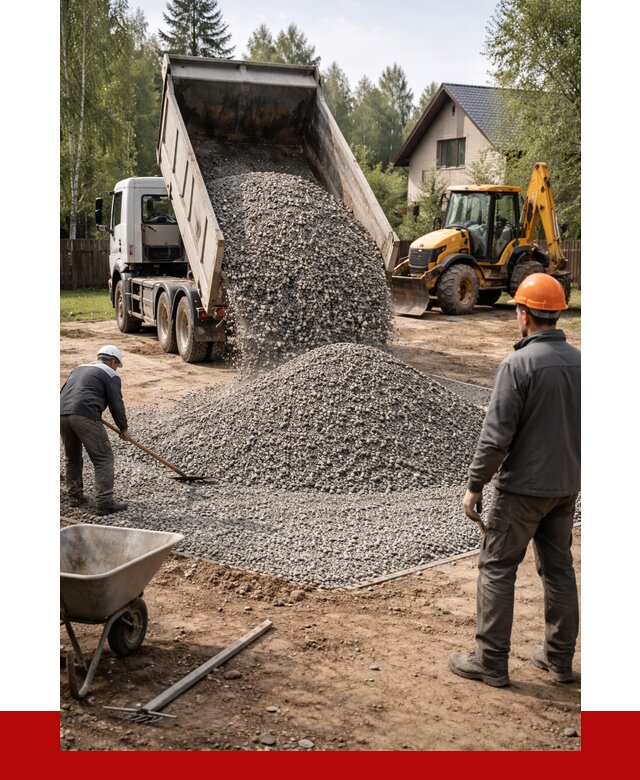 Отсыпка участка щебнем в Нефтекамске от 6674 р. ПРОНЕРУДНтк