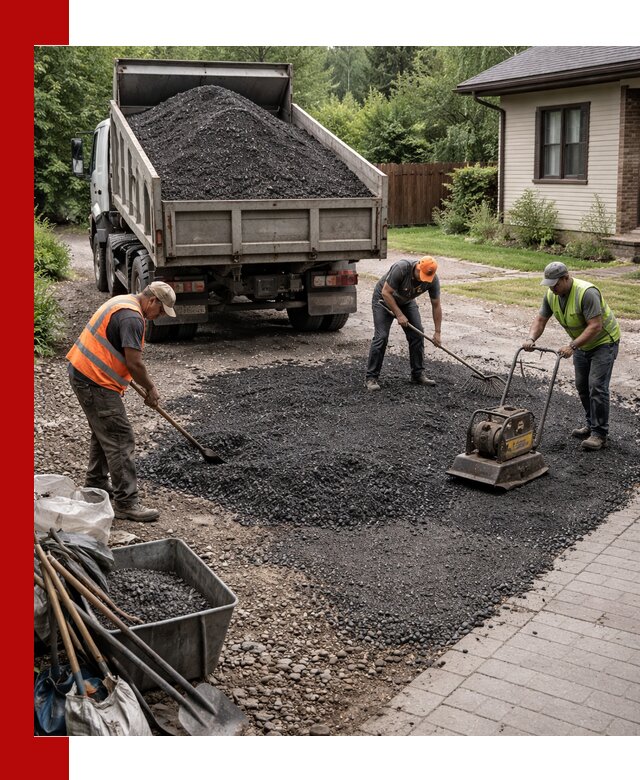 Асфальтовая крошка для двора с доставкой в Нефтекамске